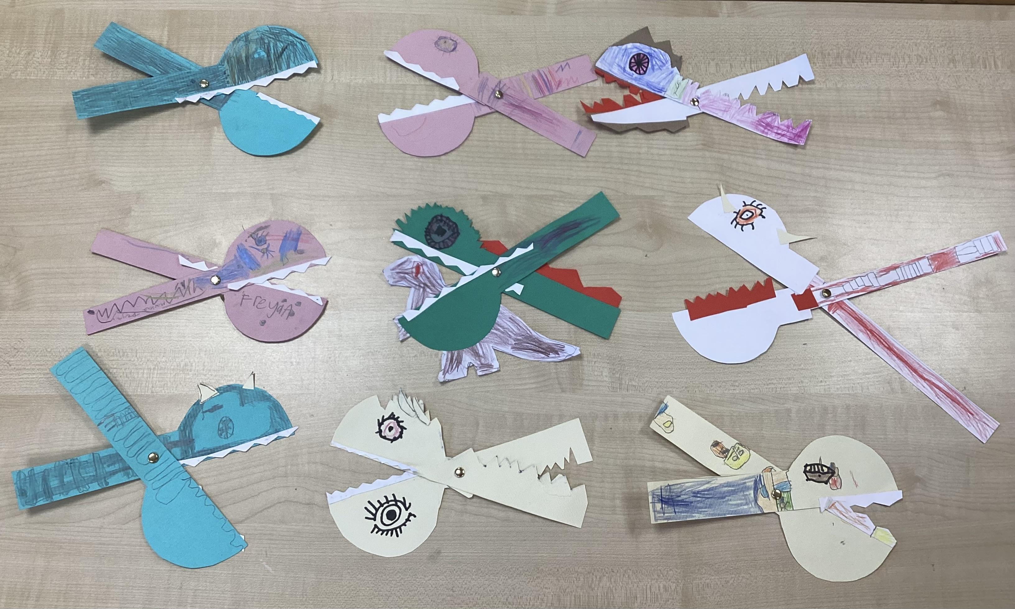 Year 1 fixed pivot dinosaurs