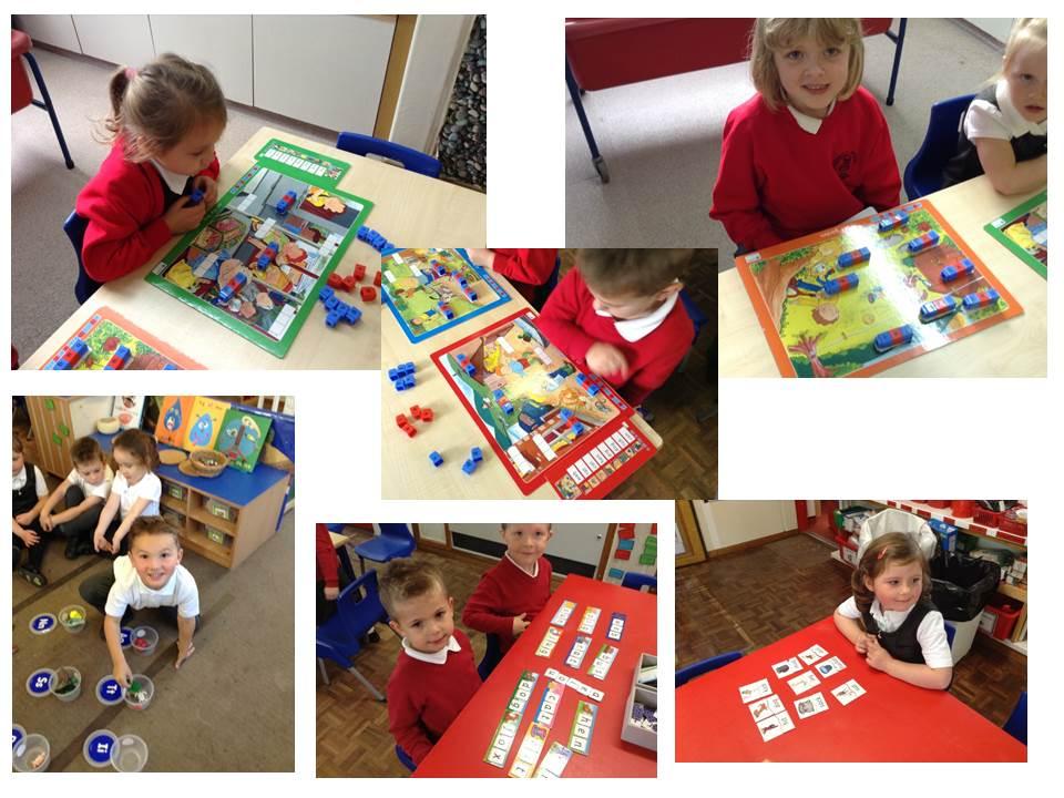 The start of the reading journey in Reception.